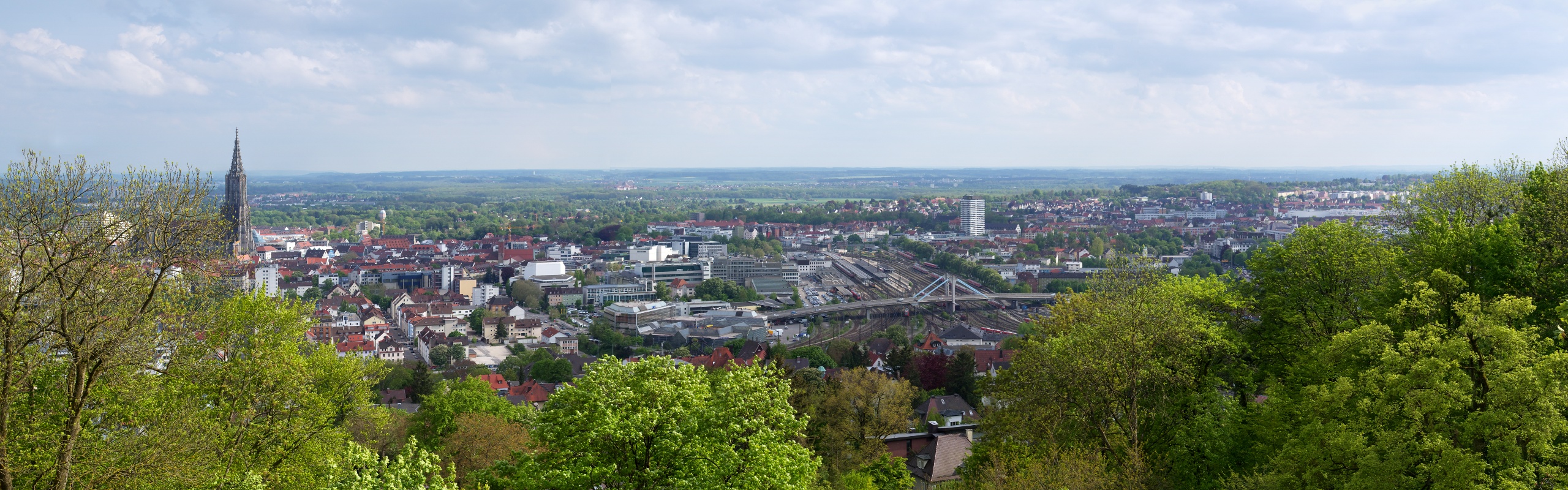 Blick auf Ulm vom Michelsberg