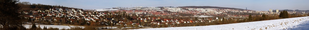 Fixed-Zoom: Panorama Ulm-Eselsberg