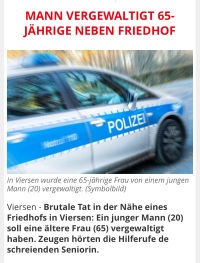 65-jährige vergewaltigt