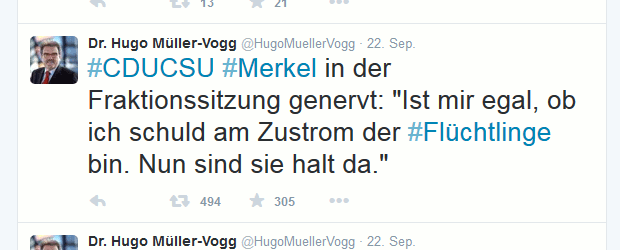 Twitter: Ist mir egal - Screenshot