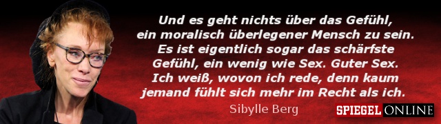 Sibylle Berg - Selbstbefriedigung