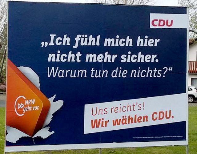 Wahlplakat NRW 2017